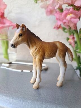 Schleich HOLSTEINER FOAL Colt 2001 Horse Farm Animal Figure Retired 13263